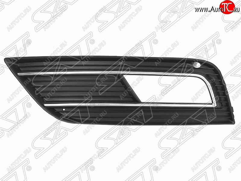 769 р. Левая оправа противотуманной фары SAT  Audi A4  B8 (2011-2015) рестайлинг, седан, рестайлинг, универсал (Неокрашенная)  с доставкой в г. Набережные‑Челны