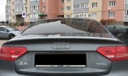 3 999 р. Лип спойлер CT Audi A5 8T дорестайлинг, лифтбэк (2007-2011) (Неокрашенный)  с доставкой в г. Набережные‑Челны. Увеличить фотографию 5