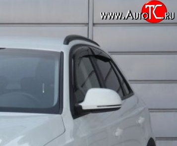 999 р. Комплект дефлекторов окон (ветровиков) 4 шт. Russtal Audi Q3 8U дорестайлинг (2011-2015)  с доставкой в г. Набережные‑Челны