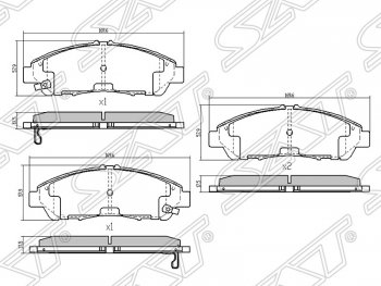 5 549 р. Передние тормозные колодки Brembo Audi Q3 8U дорестайлинг (2011-2015)  с доставкой в г. Набережные‑Челны. Увеличить фотографию 2