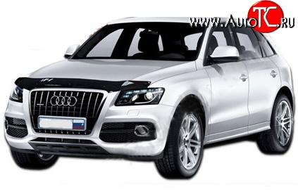 639 р. Дефлектор капота NovLine Audi Q5 8R дорестайлинг (2008-2012)  с доставкой в г. Набережные‑Челны