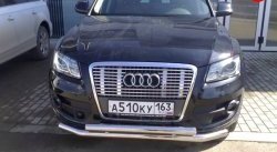 Металлическая решётка радиатора Металл Дизайн Audi Q5 8R дорестайлинг (2008-2012)