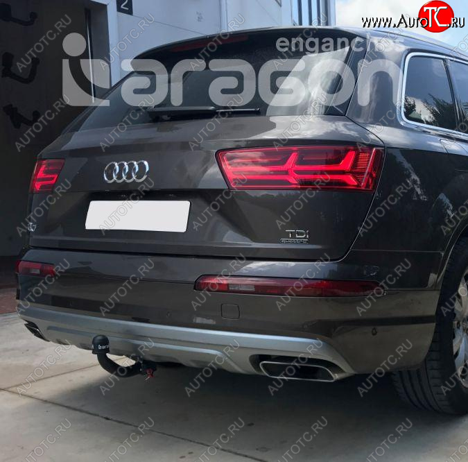 22 699 р. Фаркоп Aragon Audi Q7 4L дорестайлинг (2005-2009) (тип шара: V)  с доставкой в г. Набережные‑Челны