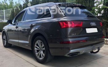 22 699 р. Фаркоп Aragon Audi Q7 4L дорестайлинг (2005-2009) (тип шара: V)  с доставкой в г. Набережные‑Челны. Увеличить фотографию 3