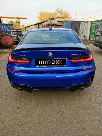 12 999 р. Диффузор заднего бампера М-Perfomance 320 BMW 3 серия G20 седан (2018-2022) Inmax (цвет: черный глянец)  с доставкой в г. Набережные‑Челны. Увеличить фотографию 10