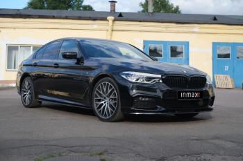 10 999 р. Пластиковые накладки M-порогов  BMW 5 серия  G30 (2016-2020) дорестайлинг, седан  с доставкой в г. Набережные‑Челны. Увеличить фотографию 12