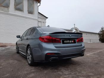 10 999 р. Пластиковые накладки M-порогов  BMW 5 серия  G30 (2016-2020) дорестайлинг, седан  с доставкой в г. Набережные‑Челны. Увеличить фотографию 13