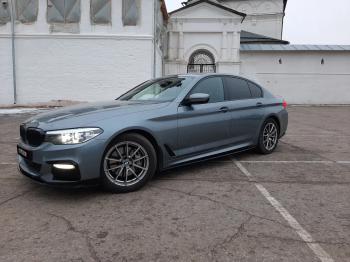 10 999 р. Пластиковые накладки M-порогов  BMW 5 серия  G30 (2016-2020) дорестайлинг, седан  с доставкой в г. Набережные‑Челны. Увеличить фотографию 14