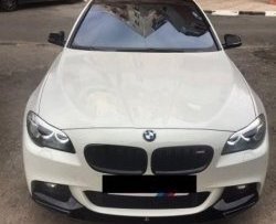 10 849 р. Накладка на передний бампер M-Performance BMW 5 серия F10 рестайлинг, седан (2013-2017) (Неокрашенная)  с доставкой в г. Набережные‑Челны. Увеличить фотографию 3