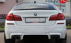 5 999 р. Лип спойлер М-Perfomance BMW 3 серия F30 седан рестайлинг (2015-2018) (Черный матовый)  с доставкой в г. Набережные‑Челны. Увеличить фотографию 3