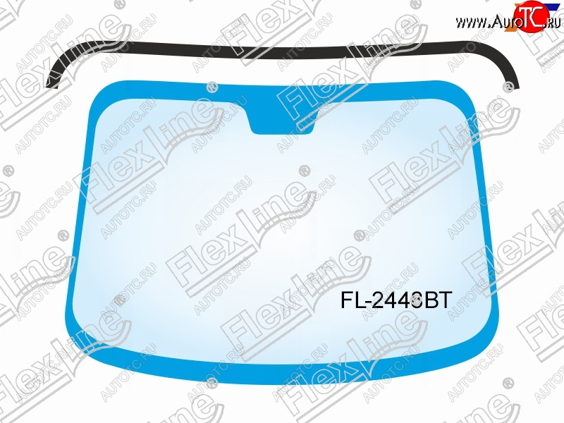 719 р. Молдинг лобового стекла FlexLine  BMW 5 серия ( E60,  E61) (2003-2010) седан дорестайлинг, универсал дорестайлинг, седан рестайлинг, универсал рестайлинг  с доставкой в г. Набережные‑Челны