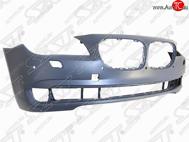 3 499 р. Передний бампер SAT (под омыватели и сонары) BMW 7 серия F01-F04 седан (2008-2015) (Неокрашенный)  с доставкой в г. Набережные‑Челны