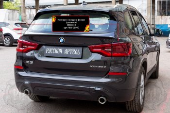 569 р. Накладки задних фонарей RA BMW X3 G01 дорестайлинг (2017-2021) (Неокрашенные)  с доставкой в г. Набережные‑Челны. Увеличить фотографию 5