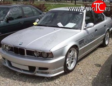 1 649 р. Реснички на фары CT v2 BMW 5 серия E34 седан дорестайлинг (1988-1994) (Неокрашенные)  с доставкой в г. Набережные‑Челны