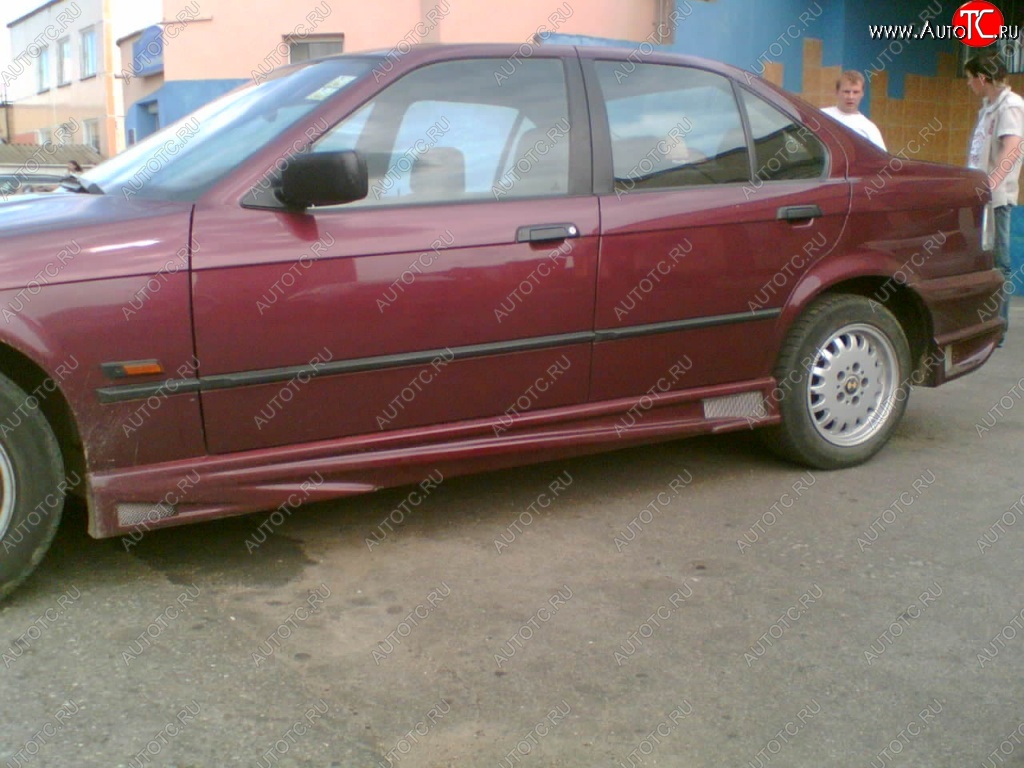 3 549 р. Пороги накладки M-Sport BMW 3 серия E36 седан (1990-2000)  с доставкой в г. Набережные‑Челны