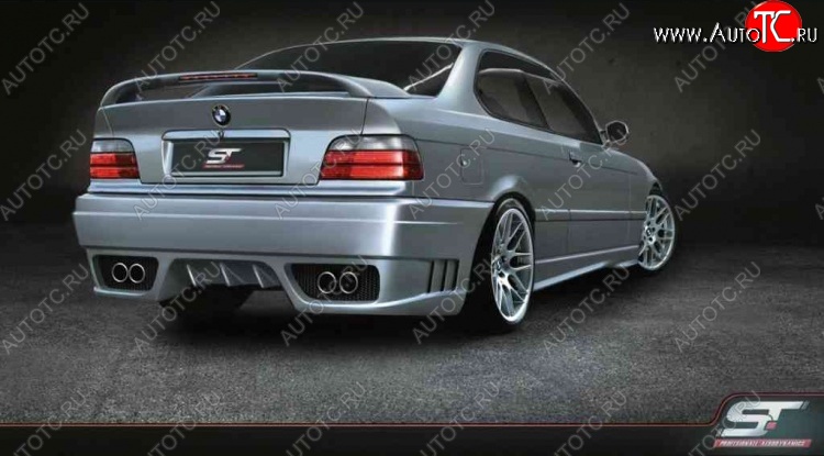 25 899 р. Задний бампер ST1 BMW 3 серия E36 седан (1990-2000)  с доставкой в г. Набережные‑Челны