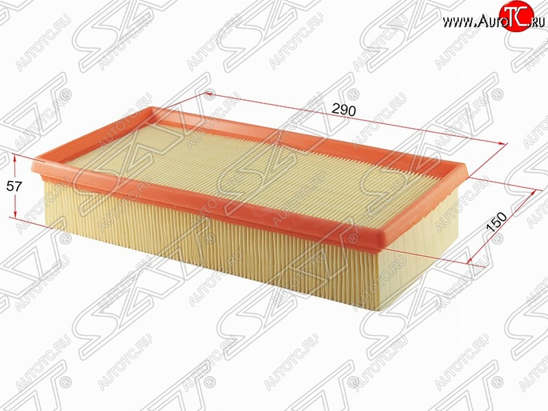 329 р. Фильтр воздушный двигателя SAT (290х150х57 mm)  BMW 7 серия  E38 - X5  E53  с доставкой в г. Набережные‑Челны