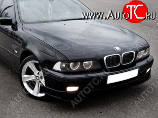 1 149 р. Реснички на фары MV Tuning  BMW 5 серия  E39 (2000-2003) седан рестайлинг (Неокрашенные)  с доставкой в г. Набережные‑Челны