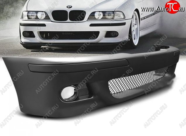 12 949 р. Передний бампер M5 Style BMW 5 серия E39 седан рестайлинг (2000-2003) (Неокрашенный)  с доставкой в г. Набережные‑Челны