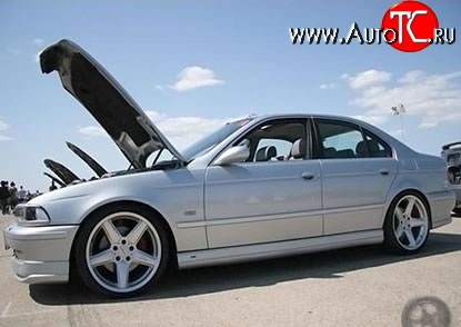 8 499 р. Пороги накладки AC Schnitzer BMW 5 серия E39 седан дорестайлинг (1995-2000) (Неокрашенные)  с доставкой в г. Набережные‑Челны