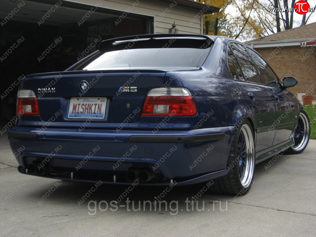 2 499 р. Лип спойлер M5 TECH BMW 5 серия E39 седан дорестайлинг (1995-2000) (Неокрашенный)  с доставкой в г. Набережные‑Челны