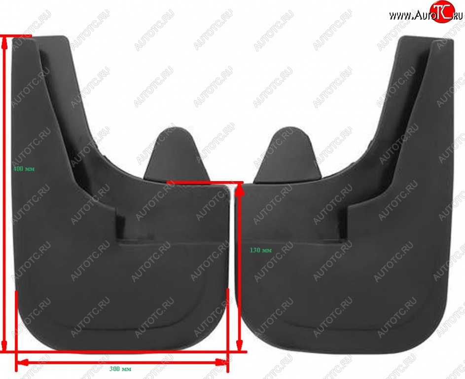 749 р. Универсальные передние брызговики (широкие) ПТП64 Uni4  Toyota Estima AHR20,XR50 дорестайлинг (2006-2008)  с доставкой в г. Набережные‑Челны