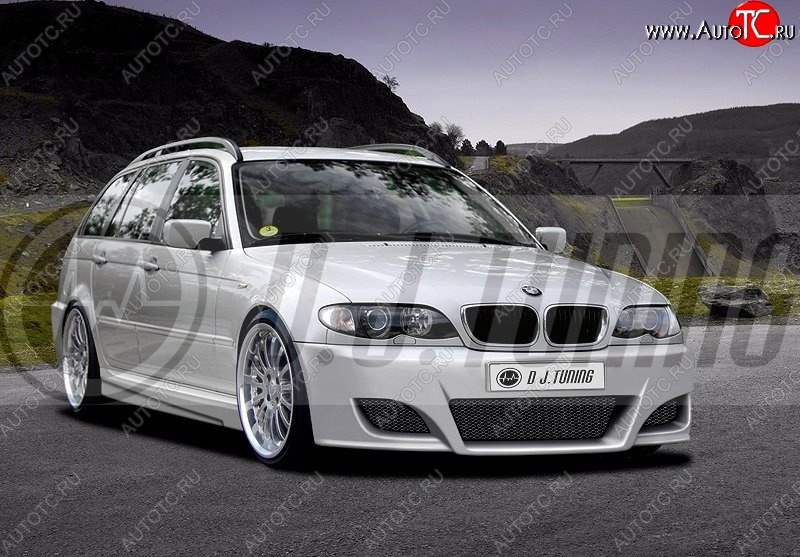 25 899 р. Передний бампер D.J. BMW 3 серия E46 седан дорестайлинг (1998-2001)  с доставкой в г. Набережные‑Челны