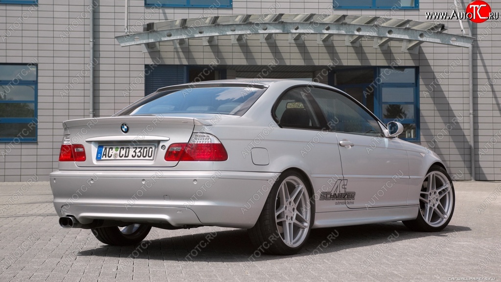 4 849 р. Лип спойлер с накладками на крылья IBHERDESIGN BMW 3 серия E46 седан дорестайлинг (1998-2001) (Неокрашенный)  с доставкой в г. Набережные‑Челны