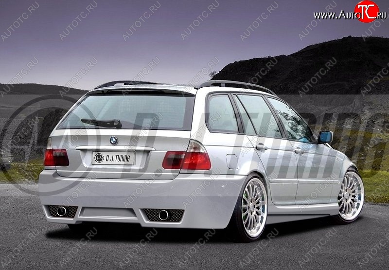 25 899 р. Задний бампер (универсал) D.J. BMW 3 серия E46 седан дорестайлинг (1998-2001)  с доставкой в г. Набережные‑Челны