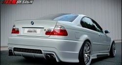 Задний бампер Maxton BMW 3 серия E46 седан дорестайлинг (1998-2001)