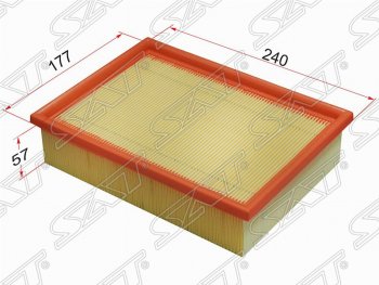 Фильтр воздушный двигателя SAT (240х177х57 mm)  3 серия  E46, 5 серия  E39, 7 серия  E38, X3  E83