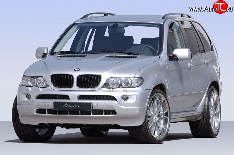 25 349 р. Пластиковый капот (рестайлинг) Stock BMW X5 E53 рестайлинг (2003-2006) (Неокрашенный)  с доставкой в г. Набережные‑Челны