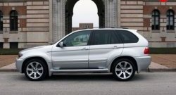 13 999 р. Пороги накладки с расширителями арок Aero BMW X5 E53 дорестайлинг (1999-2003)  с доставкой в г. Набережные‑Челны. Увеличить фотографию 3