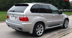 10 339 р. Задний бампер Aero BMW X5 E53 дорестайлинг (1999-2003)  с доставкой в г. Набережные‑Челны. Увеличить фотографию 2