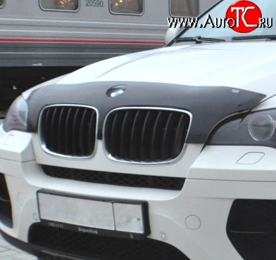 699 р. Дефлектор капота NovLine BMW X5 E70 рестайлинг (2010-2013)  с доставкой в г. Набережные‑Челны