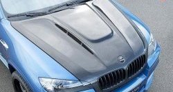 32 249 р. Пластиковый капот Hamman Style BMW X5 E70 дорестайлинг (2006-2010) (Неокрашенный)  с доставкой в г. Набережные‑Челны. Увеличить фотографию 1