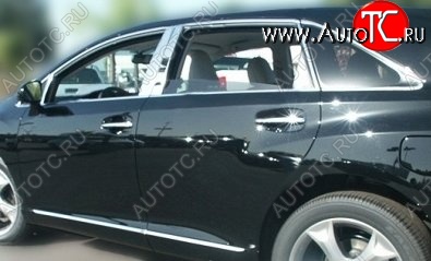 41 799 р. Накладки на стойки дверей СТ BMW X5 E70 дорестайлинг (2006-2010) (Неокрашенные)  с доставкой в г. Набережные‑Челны