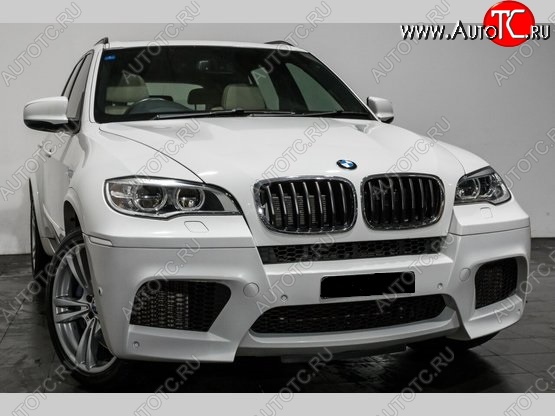 22 499 р. Передний бампер X5M STYLE BMW X5 E70 дорестайлинг (2006-2010) (Неокрашенный)  с доставкой в г. Набережные‑Челны