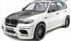 32 249 р. Пластиковый капот Hamman Style BMW X6 E71 дорестайлинг (2008-2012) (Неокрашенный)  с доставкой в г. Набережные‑Челны. Увеличить фотографию 2