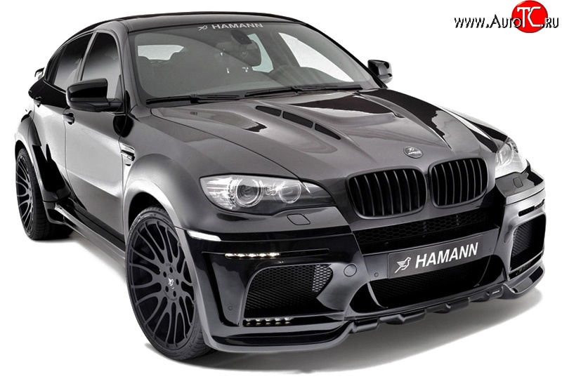 32 249 р. Пластиковый капот Hamman Style BMW X6 E71 дорестайлинг (2008-2012) (Неокрашенный)  с доставкой в г. Набережные‑Челны