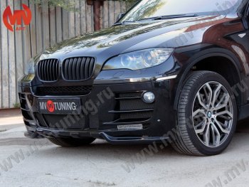 30 999 р. Передний бампер Hamann Style BMW X6 E71 дорестайлинг (2008-2012) (Неокрашенный)  с доставкой в г. Набережные‑Челны. Увеличить фотографию 3