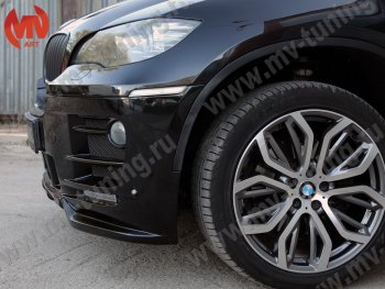 30 999 р. Передний бампер Hamann Style BMW X6 E71 дорестайлинг (2008-2012) (Неокрашенный)  с доставкой в г. Набережные‑Челны. Увеличить фотографию 4