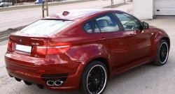 13 349 р. Лип спойлер Lumma BMW X6 E71 рестайлинг (2012-2014) (Неокрашенный)  с доставкой в г. Набережные‑Челны. Увеличить фотографию 3