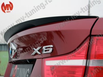 4 649 р. Лип спойлер Tuning-Sport BMW X6 E71 рестайлинг (2012-2014) (Неокрашенный)  с доставкой в г. Набережные‑Челны. Увеличить фотографию 4