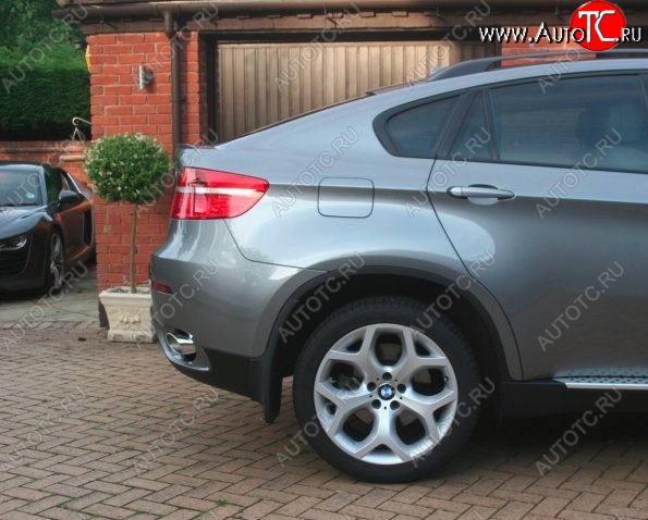 7 449 р. Брызговики CT BMW X6 E71 дорестайлинг (2008-2012)  с доставкой в г. Набережные‑Челны