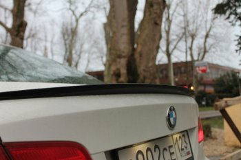 2 799 р. Лип спойлер  3 серия E92 (04-11) АВТОКРАТ  BMW 3 серия  E90 (2004-2008) седан дорестайлинг (Неокрашенный)  с доставкой в г. Набережные‑Челны. Увеличить фотографию 3