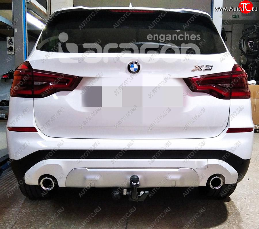 22 699 р. Фаркоп Aragon BMW X3 G01 дорестайлинг (2017-2021) (тип шара S (горизонтальный, легкосъемный))  с доставкой в г. Набережные‑Челны