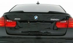 8 239 р. Лип спойлер BS v2 BMW 3 серия F30 седан рестайлинг (2015-2018) (Неокрашенный)  с доставкой в г. Набережные‑Челны. Увеличить фотографию 2