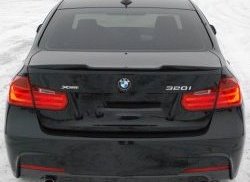 8 239 р. Лип спойлер BS v2 BMW 3 серия F30 седан рестайлинг (2015-2018) (Неокрашенный)  с доставкой в г. Набережные‑Челны. Увеличить фотографию 3