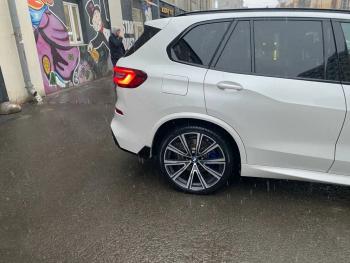 23 499 р. Диффузор заднего бампера М-Perfomance с элеронами  BMW X5  G05 (2018-2022) Inmax (цвет: черный глянец)  с доставкой в г. Набережные‑Челны. Увеличить фотографию 3